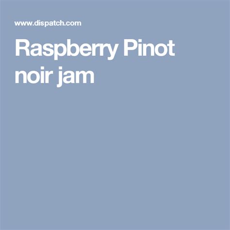 Im Jammin Jammin Pinot Noir Raspberry