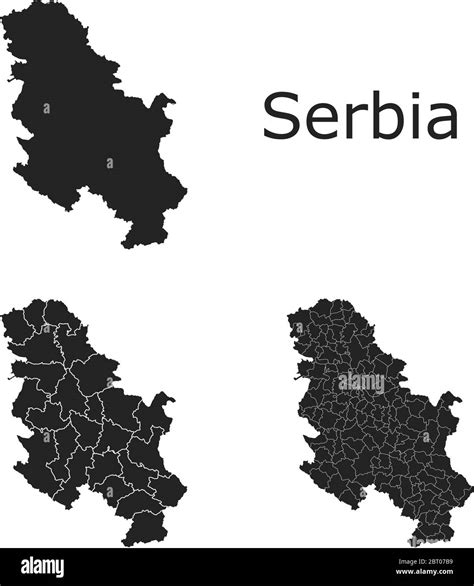 Serbia Map High Resolution Stock Photography And Images Alamy