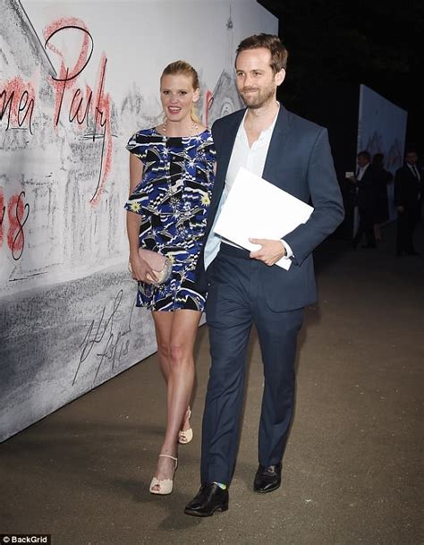 Maybe you would like to learn more about one of these? Lara Stone flaunts her pins in print mini dress with ...