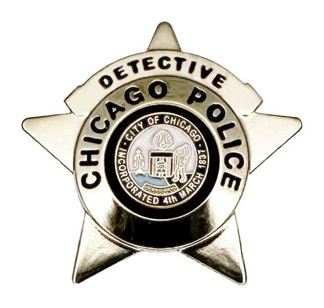 Chicago Police Department Star Lapel Pin Detective Chicago Cop Shop