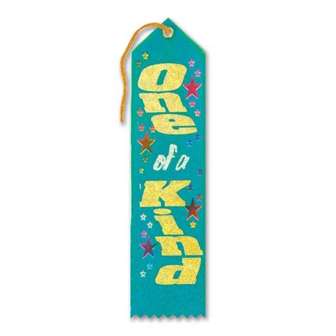 One Of A Kind Award Ribbon 6ct Ribbon Bookmarks Ribbon Party Supplies