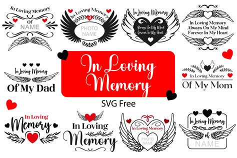 In Loving Memory Svg Free Graphic By Free Graphic Bundles Creative Fabrica