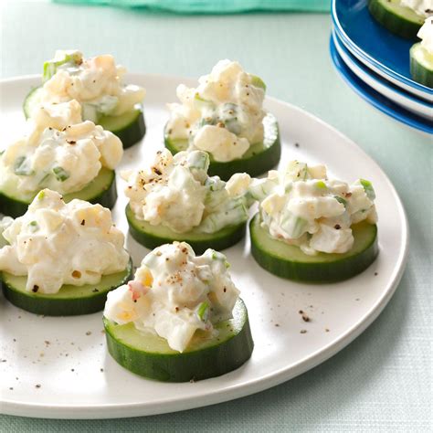 With very little effort you can have a fancy little appetizer. Shrimp & Cucumber Rounds Recipe | Taste of Home