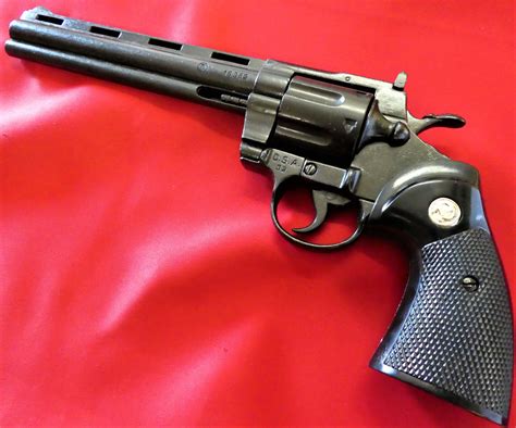 Denix Replica Gun Colt Python 357 Magnum Revolver Pistol 8 Inch Model