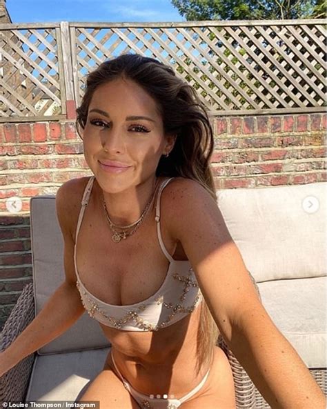 Louise Thompson Shares Pictures Of Herself In A Nude Bikini Daily Mail Online
