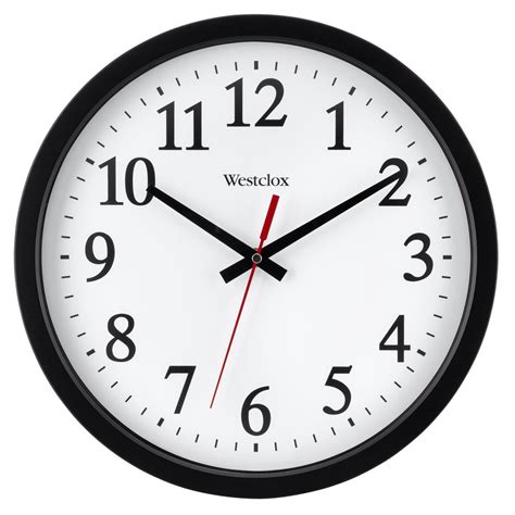 Westclox 14 Round Electric Powered Office Wall Clock