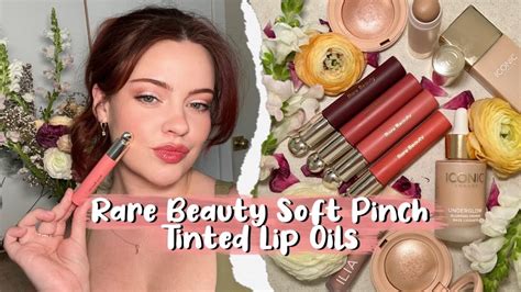 Rare Beauty Soft Pinch Tinted Lip Oils 🌸 Spring Look Julia Adams