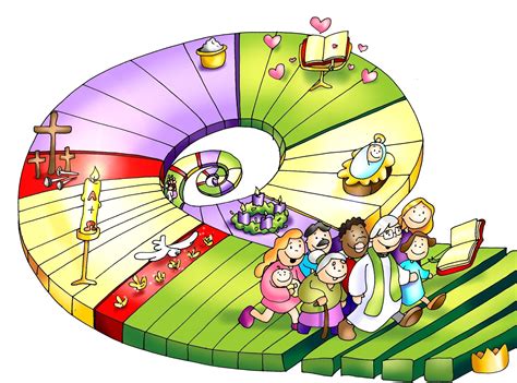 Colores Del Año Liturgico Para Niños Imagui
