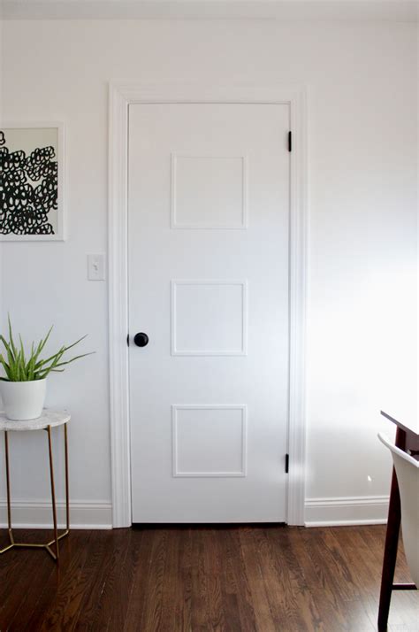 In this video i use inexpensive trim to update an old door in my house. DIY Mid-Century Door Makeover | Diy interior doors ...