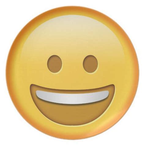 Funny Smiley Melamine Plate Funny Smiley Funny Emoji Emoji Birthday