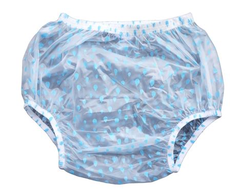 Abdl Haian Adult Incontinence Pull On Plastic Pants Color Blue