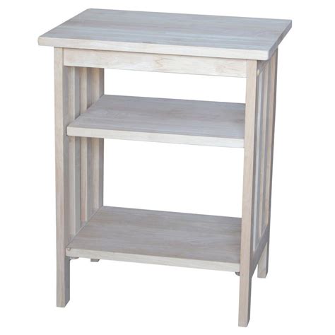 Find unfinished dining tables at lowe's today. International Concepts Unfinished End Table-647 - The Home ...