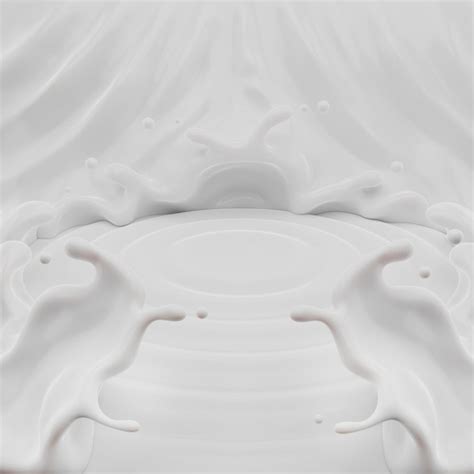 Premium Photo Milk Splash With Wave Shape Premium