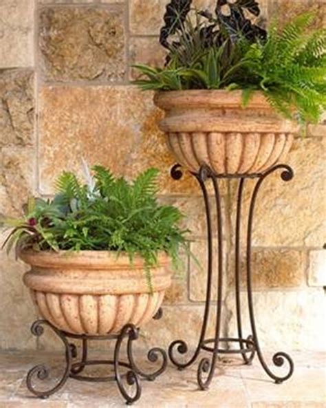 Wrought Iron Planters Dru Decor