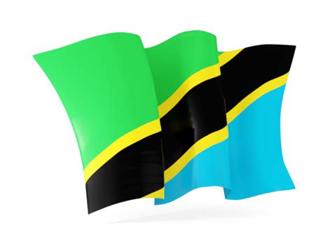 Waving Flag Illustration Of Flag Of Tanzania