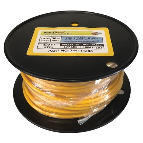 Pro Flex 14 Gauge X 100 Ft Aluminum Underground Gas Tracer Wire In The