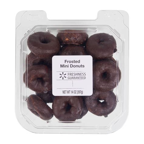 Freshness Guaranteed Chocolate Frosted Mini Donuts 14 Oz