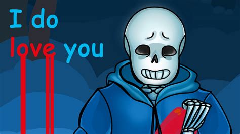 Animated I Do Love You Undertale Sans Meme By Robocat Rc On