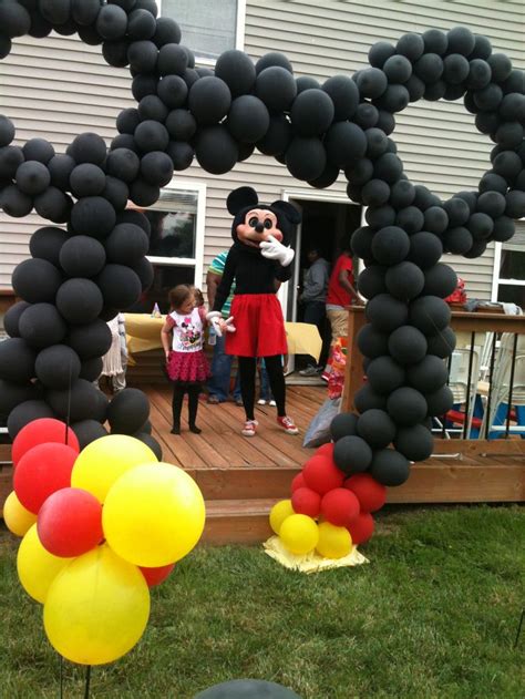 Mickey Mouse Balloon Arch Awesome Mickey Mouse Balloons Mickey
