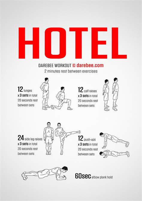 Hotel Workout Hotel Workout Darebee Hotel Room Workout