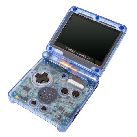 Game Boy Advance Sp Console Prestige Edition Clear Blue