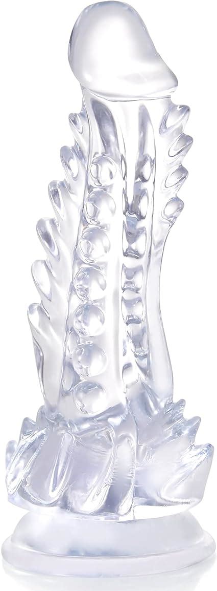9 In Dragon Dildoclear Monster Dildo With Strong Suction Cup For Hands