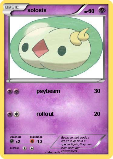 Pokémon Solosis 46 46 Psybeam My Pokemon Card