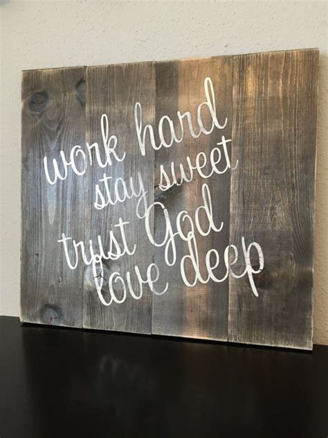 Made To Order Rustic Wooden Sign Motivational Signs Inspirational