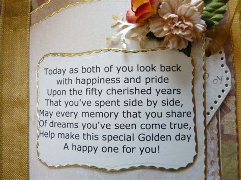 Golden Wedding Anniversary Poems For Wife