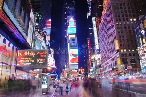 Broadway Street View New York City Editorial Image Image Of Colorful