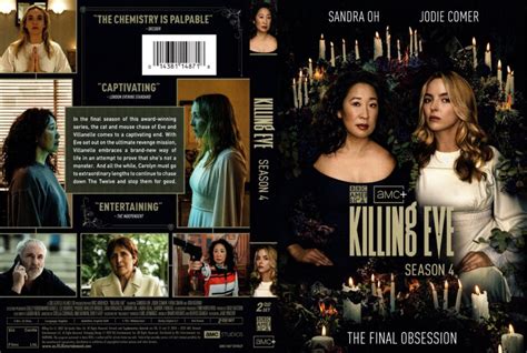 Killing Eve Season 4 R1 Dvd Cover Dvdcovercom