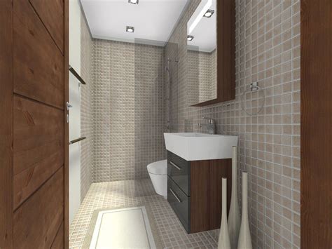 White or neutral colours are best for a small bathroom. RoomSketcher Blog | 10 Small Bathroom Ideas That Work