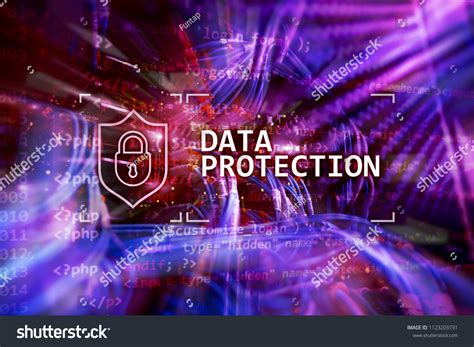 Data Protection Cyber Security Information Privacy Stock Photo