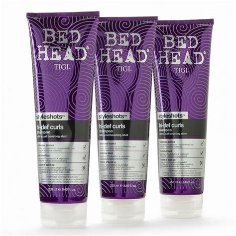 Bed Head By TIGI 3 Pk Styleshots Hi Def Curls Shampoo Set Curl