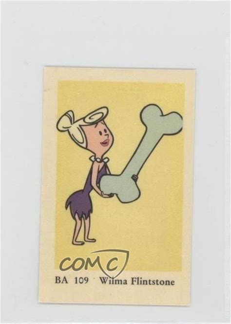 Wilma Flintstone Trading Card 1962 Dutch Gum Star Ba Set Base Ba 109 At Amazons