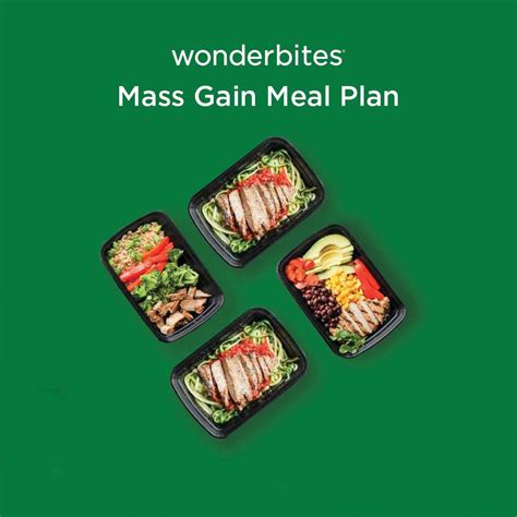 Order Mass Gain Meal Plan Online Wonderbites