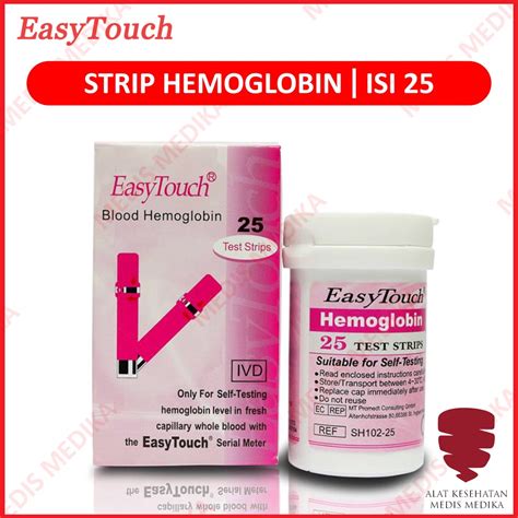 Jual Easytouch Strip Hemoglobin Test Hb Refill Isi Easy Touch