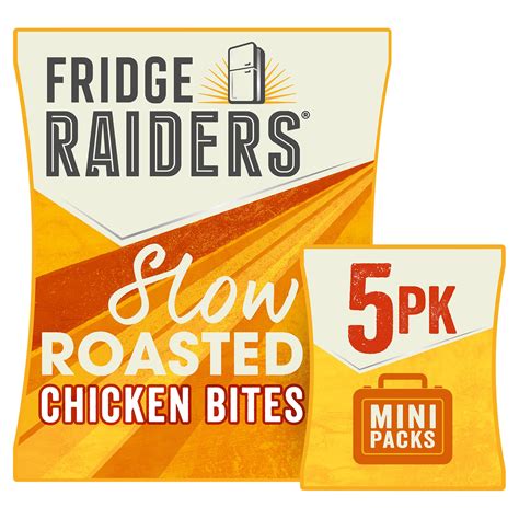 Fridge Raiders Slow Roasted Chicken Bites 5 X 22 5g Chicken Turkey