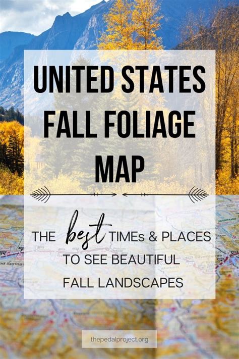 A 2021 Fall Foliage Map When And Where To See The Leaves Changing This