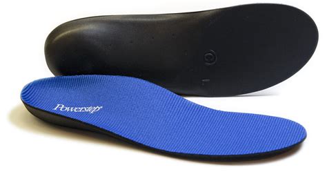 Powerstep Full Length Orthotic Shoe Insoles Original With Arch Support Blue Womens 8 85