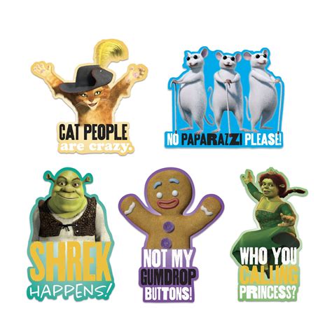Shrek Sticker Set Shrek Stickers Papersalt