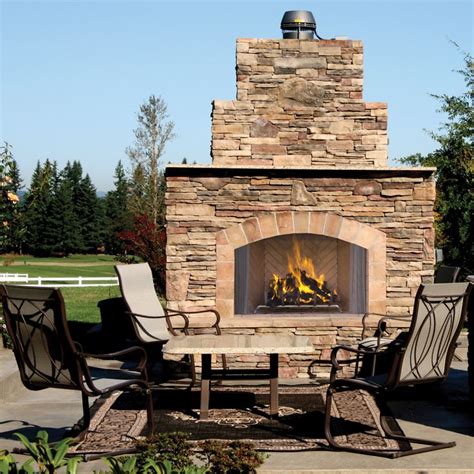 Orcale Outdoor Wood Burning Fireplace By Astria Outdoor Wood