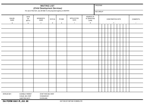 Da Form 5561 R Fill Out Sign Online And Download Printable Pdf