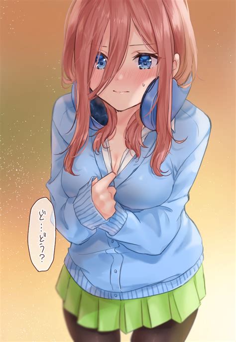 Nakano Miku Go Toubun No Hanayome Drawn By Chigusa Minori Danbooru