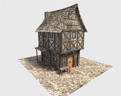 Medieval Village House 3d Model Cgtrader