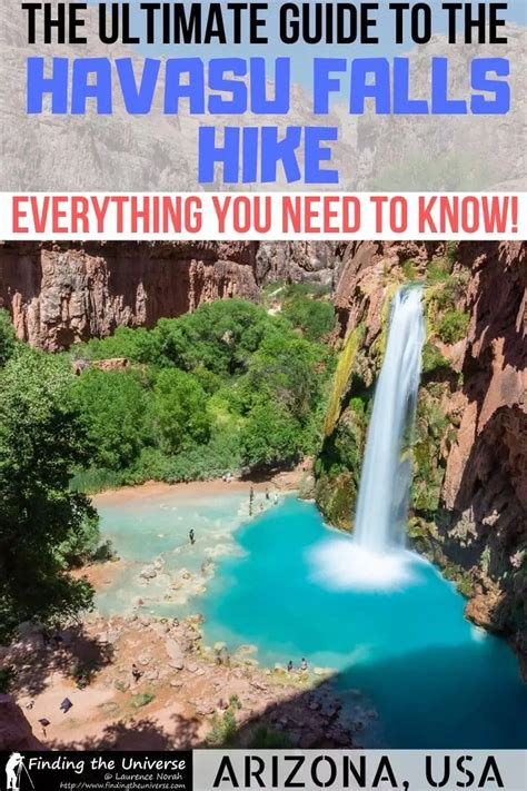 Guide To The Havasu Falls Hike Map And Tips Finding The Universe