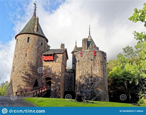Castell Coch Red Castle Gothic Revival Castle Stock Image Image