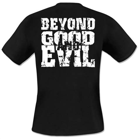 Skinflicks The Beyond Good And Evil T Shirt Schwarz Bandshirts T Shirts Bekleidung