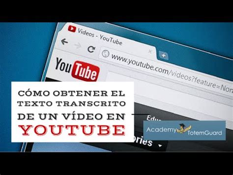 Cómo obtener una copia escrita del TEXTO de un VÍDEO en YouTube YouTube