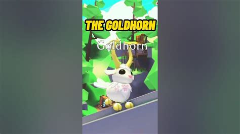 The 4th Mythic Pet Confirmed Goldhorn In Adopt Me Mythical Egg